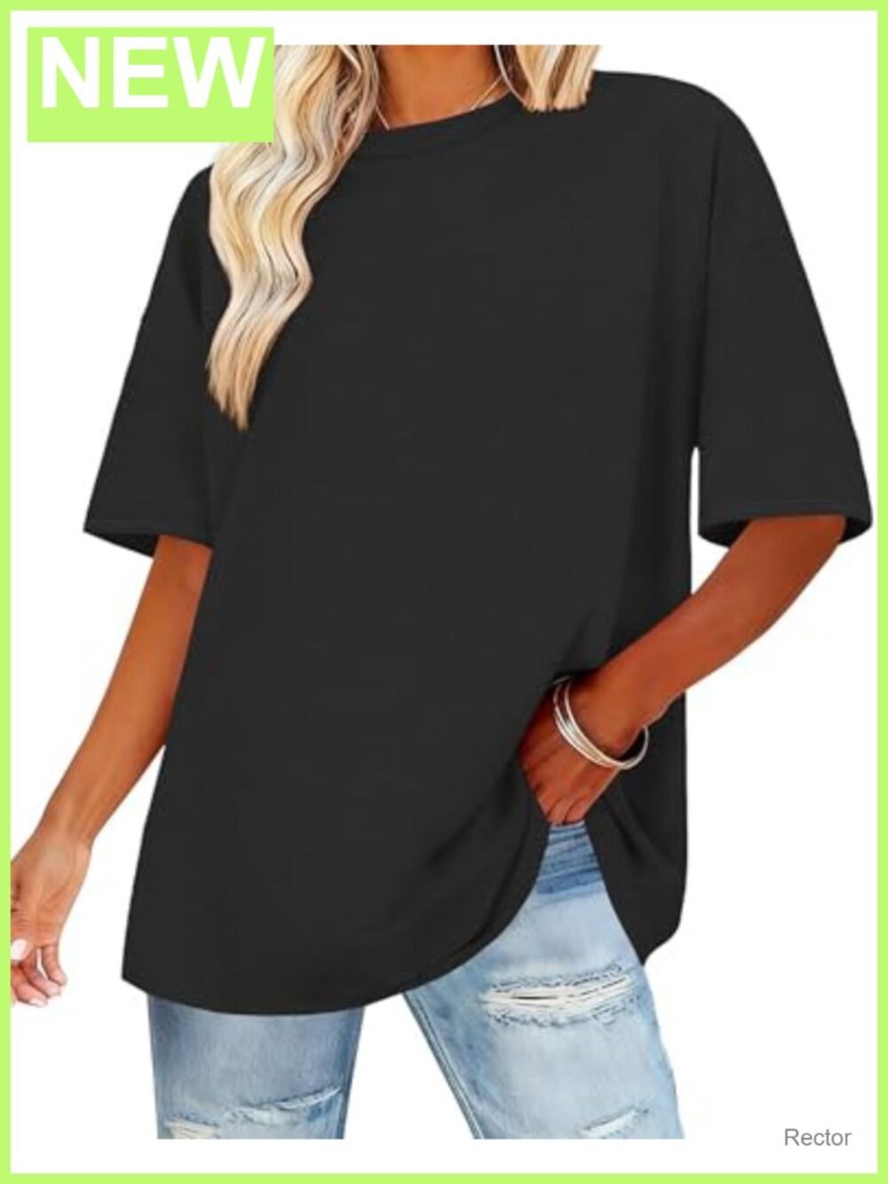 Womens Oversized Loose Fit Graphic T-Shirt Short Sleeve Summer Casual Top